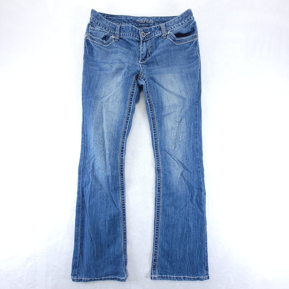 Maurices Womens Jeans Size 5/6 Reg Blue Denim Low-Rise Medium Wash